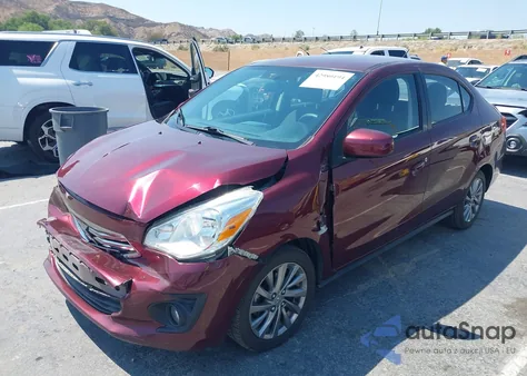 2019 Mitsubishi Mirage G4 Es z USA, uszkodzony, nr VIN ML32F3FJ6KHF15233